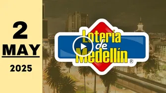 Lotería de Medellín: resultado último sorteo de anoche viernes 2 de mayo de 2025