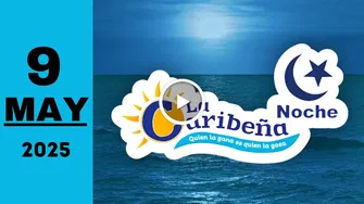 La Caribeña Noche: resultado último sorteo chance de ayer viernes 9 de mayo de 2025