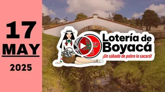 Resultado Lotería de Boyacá: último sorteo de hoy sábado 17 de mayo de 2025