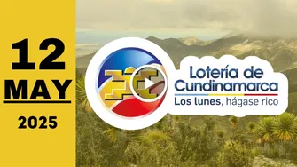 Resultado Lotería de Cundinamarca: último sorteo de ayer lunes 12 de mayo de 2025