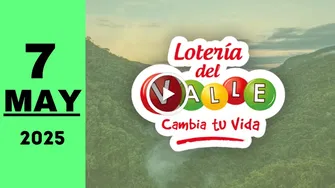 Lotería del Valle: resultado último sorteo del miércoles 7 de mayo de 2025