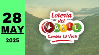 Resultado Lotería del Valle: último sorteo de anoche miércoles 28 de mayo de 2025