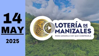 Resultado de Lotería de Manizales de anoche miércoles 14 de mayo de 2025