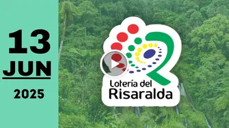 Resultado de Lotería de Risaralda de anoche viernes 13 de junio de 2025