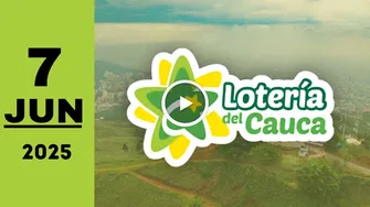 Resultado Lotería del Cauca: último sorteo de anoche sábado 7 de junio de 2025