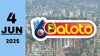 Baloto: resultado último sorteo de anoche miércoles 4 de junio de 2025