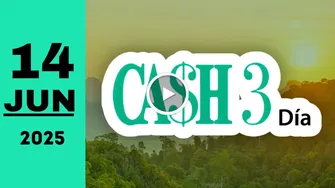 Cash Three Día: resultado último sorteo chance de hoy sábado 14 de junio de 2025