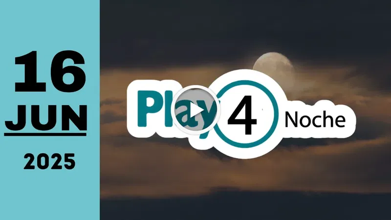 Chance Play Four Noche: resultado último sorteo del lunes 16 de junio de 2025