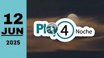 Chance Play Four Noche: resultado último sorteo de hoy jueves 12 de junio de 2025