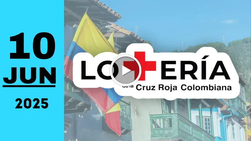 Resultado Lotería de la Cruz Roja: último sorteo de anoche martes 10 de junio de 2025