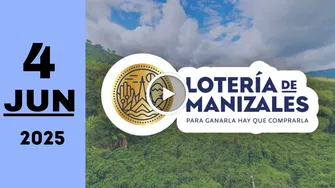 Resultado Lotería de Manizales: último sorteo de anoche miércoles 4 de junio de 2025